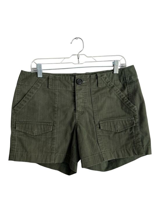 Mountain Hardwear Pants - Mountain Hardwear Womens Sz 8 Cargo Shorts Olive Green Pockets Cotton Blend 4.5”